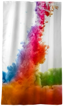 Raoinbow Of Acrylic Ink In Water - Color Explosion (400x400), Png Download