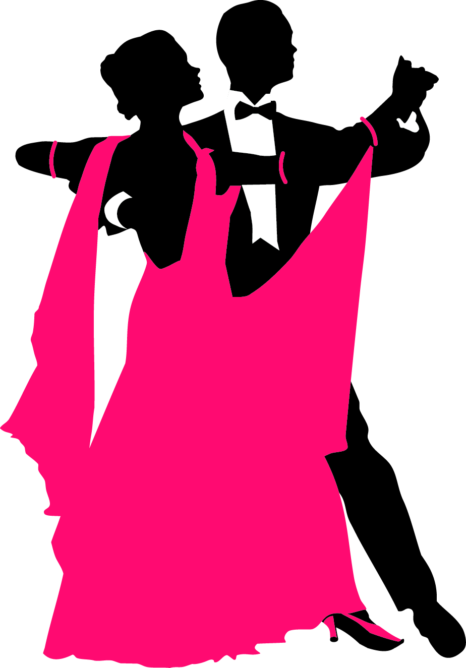Broadway Dancing Free On Dumielauxepices Net - Ballroom Dancing Partner Silhouette (924x1325), Png Download