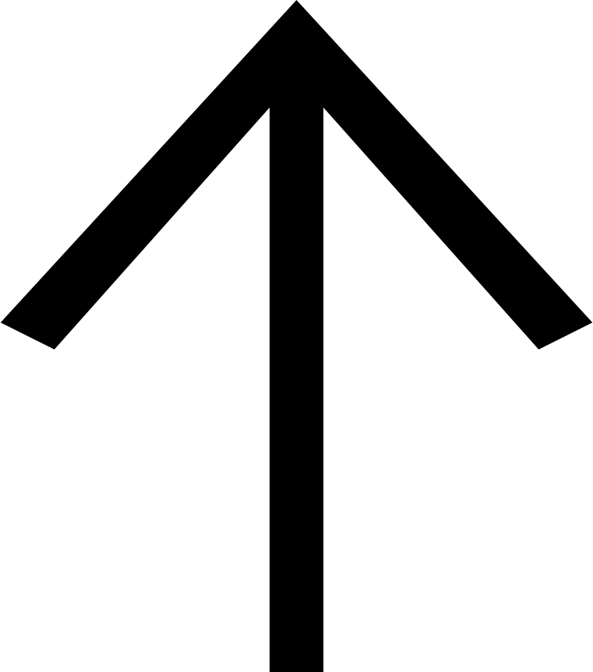 Up Arrow - - Up Arrow Sign (864x980), Png Download