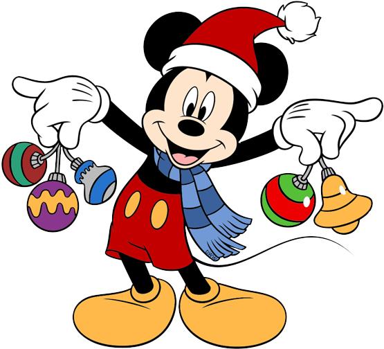 Banner Transparent Stock Https Www Disneyclips Com - Mickey Mouse Christmas Png (563x511), Png Download