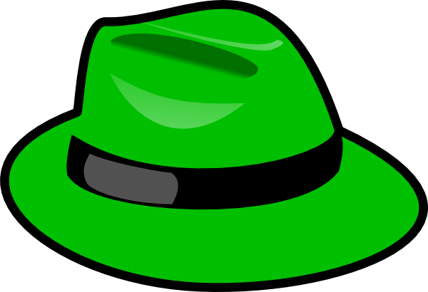 Green Thinking Hat Png (600x410), Png Download
