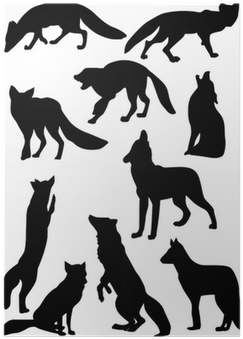 Wolf Silhouette (400x400), Png Download