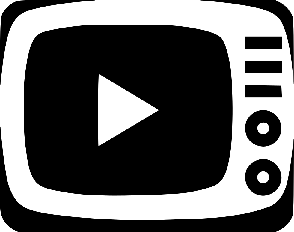 Png File - Tv Icon Png White (981x774), Png Download