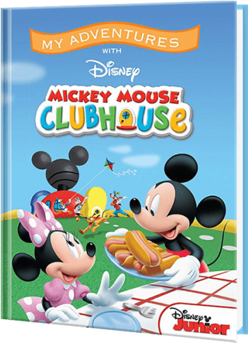 Disney Mickey Mouse Clubhouse Personalized Book (500x500), Png Download