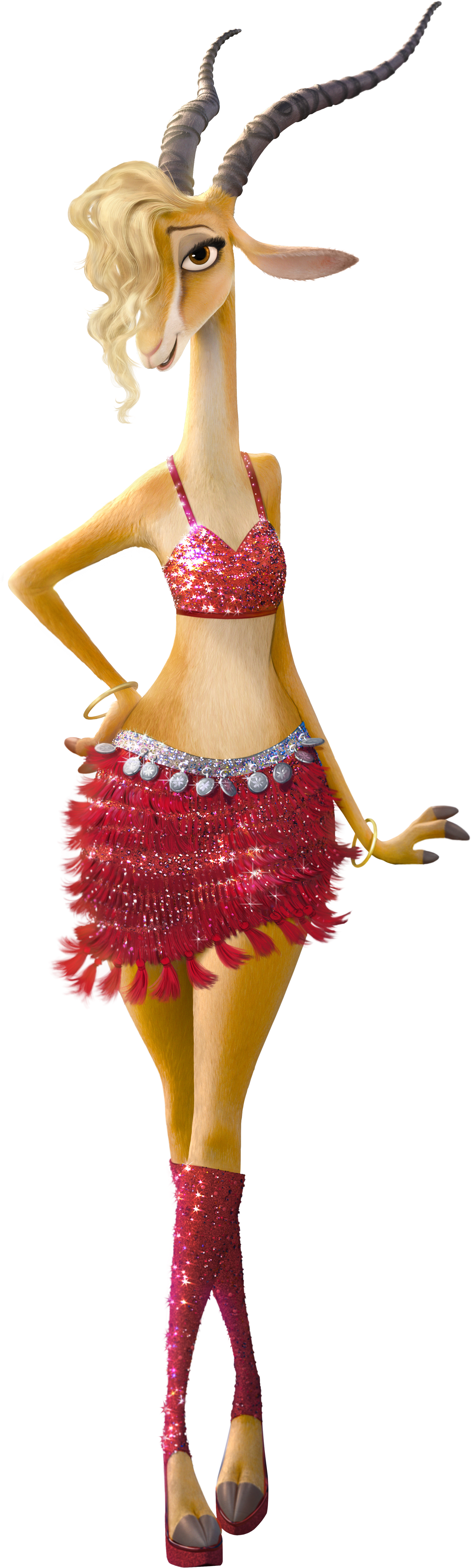 Zootopia Shakira (2099x6000), Png Download