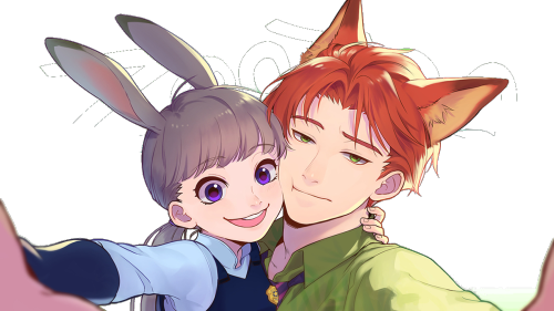 Author - Dailylight - Deviantart - Com - Zootopia Judy And Nick Human (500x281), Png Download