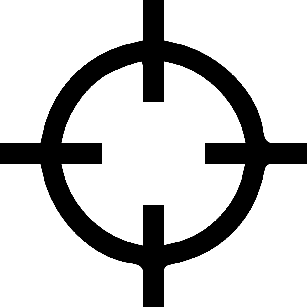 Cross Hair Symbol (980x980), Png Download