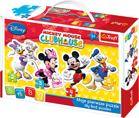 Trefl Puzzle Mickey Mouse (471x400), Png Download