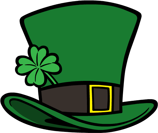 University Stickers Messages Sticker-8 - Leprechaun Hat Cartoon (618x618), Png Download