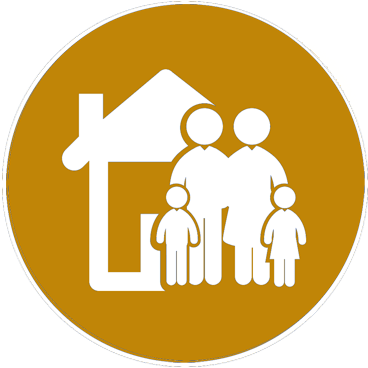 Familycircleicon - Family Court Act 1984 (385x381), Png Download