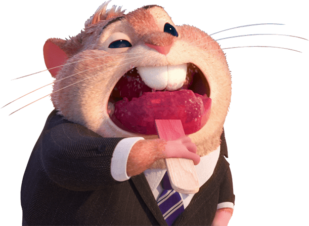 Gerbil Zootopia (611x446), Png Download