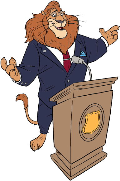 Disney - Mayor Clipart (400x587), Png Download