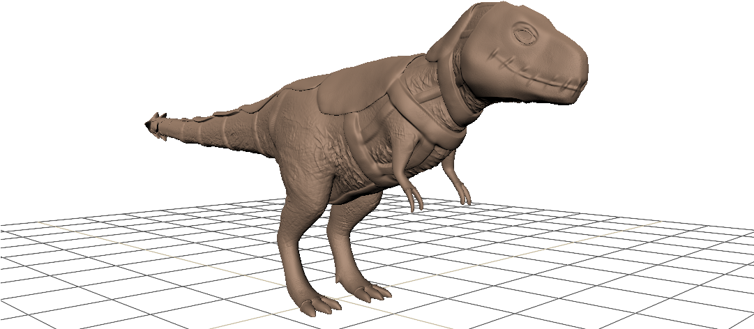 Mudbox Trex - Tyrannosaurus (1080x505), Png Download
