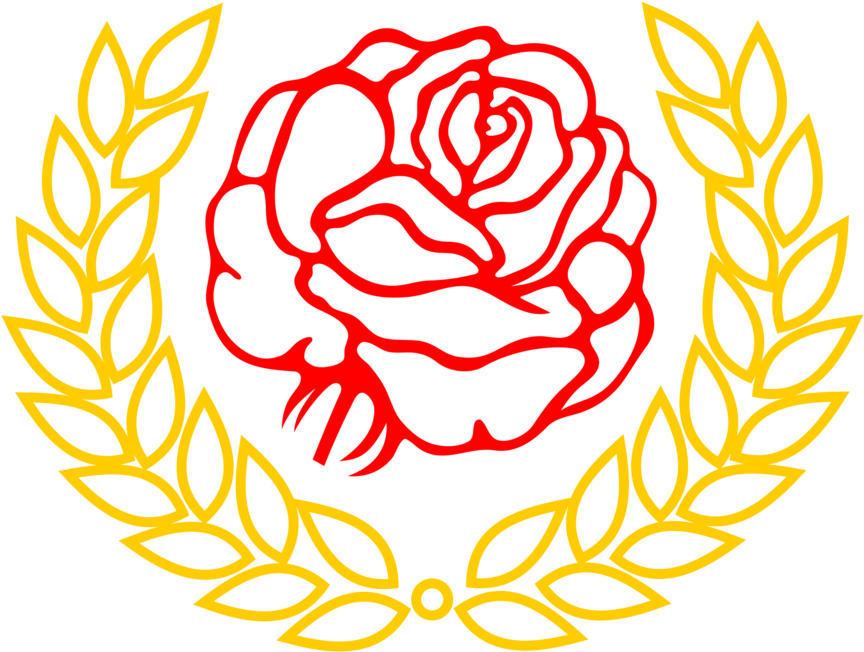 Black Rose Drawing Black And White Line Art - Camping Du Parc Lazise (995x750), Png Download