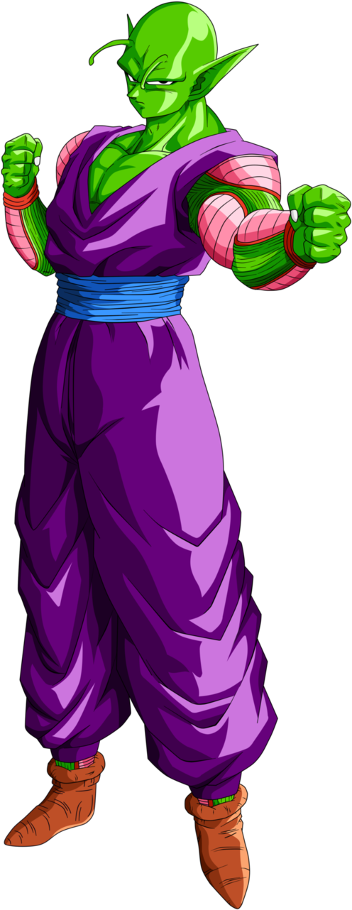 Piccolo Png Vector Black And White - Piccolo Saga Saiyan Png (595x1343), Png Download