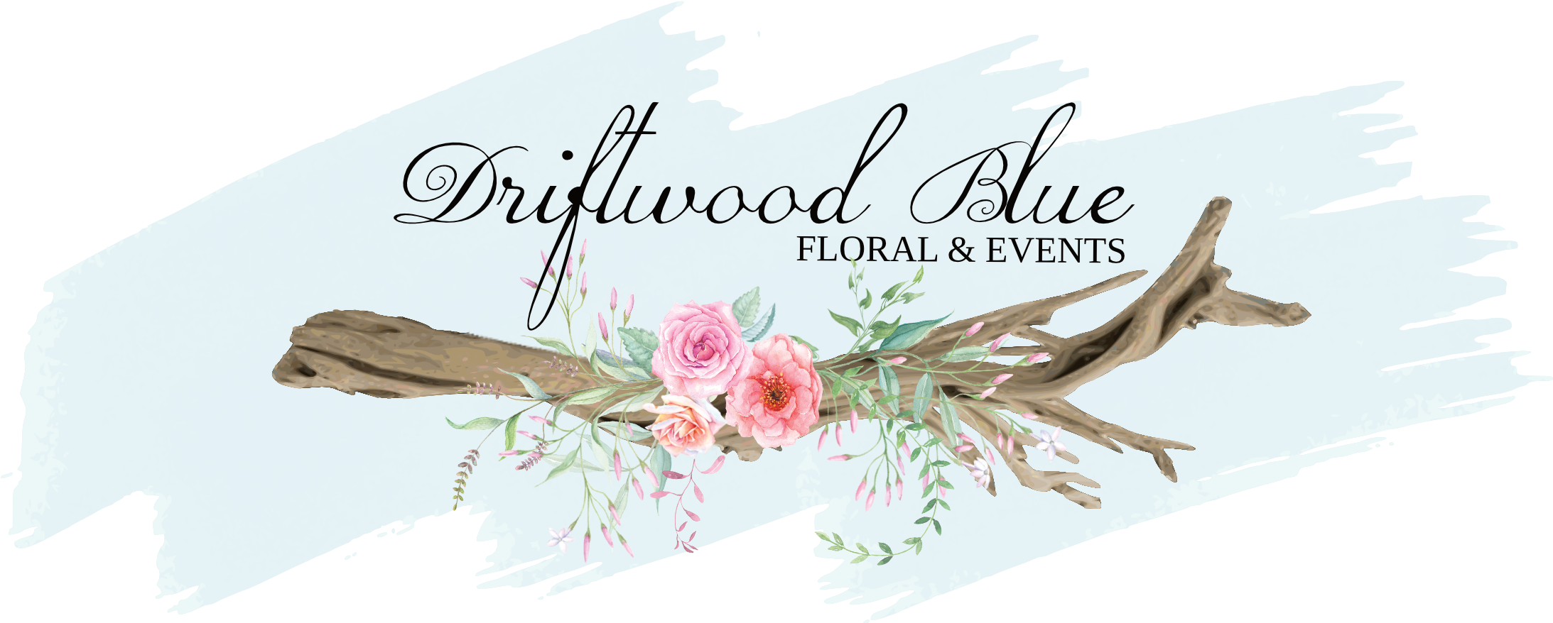 Driftwood Blue Floral Events Wedding Stylists - Wedding (2400x912), Png Download