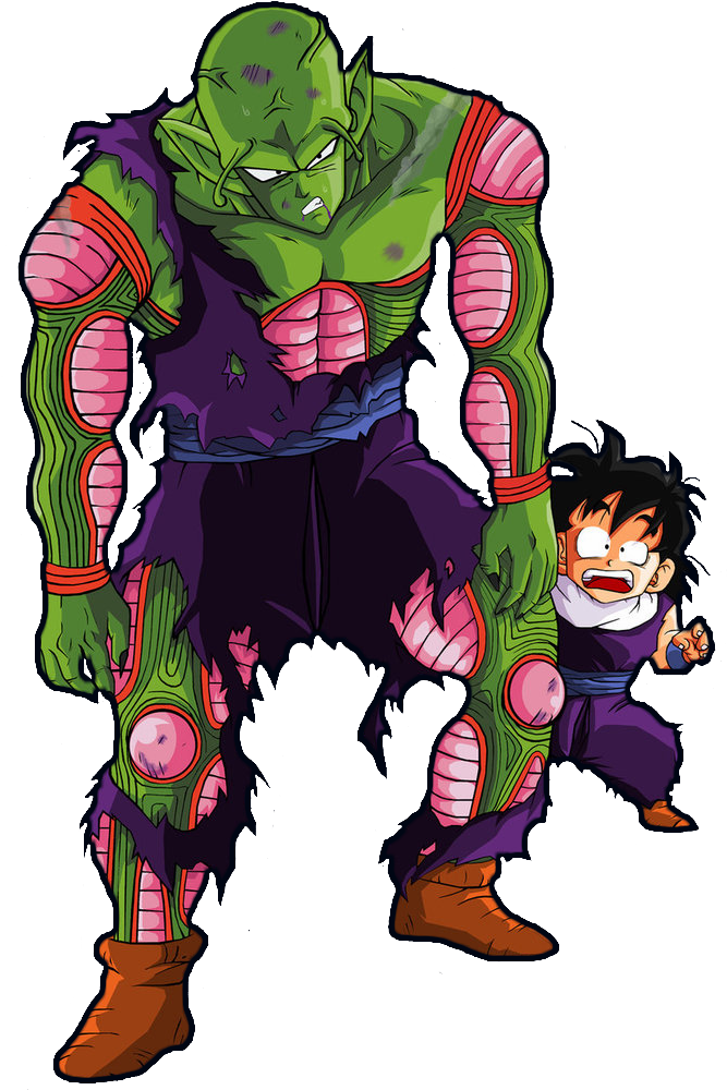 Piccolo And Gohan Png - De Piccolo Y Gohan (726x1099), Png Download