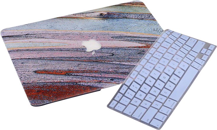 Double Crystal Apple Computer Protective Case Macbook - Wallet (800x800), Png Download