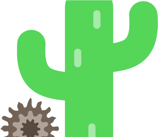 Tumbleweed Cliparts - Cactus Animated (640x480), Png Download