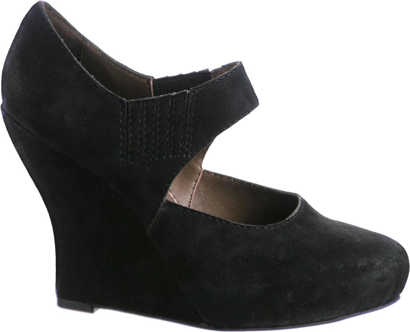 Bacio61, Piccolo, Black, Close Toe And Heel Wedge With - Wedge (1400x1400), Png Download