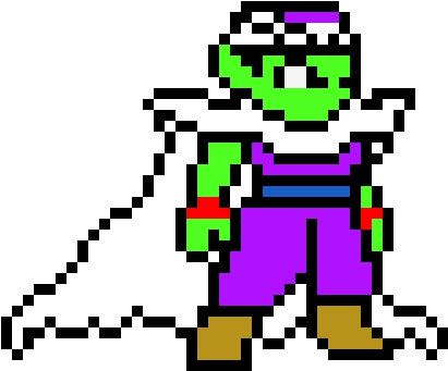 Piccolo - Pixel Art (570x370), Png Download