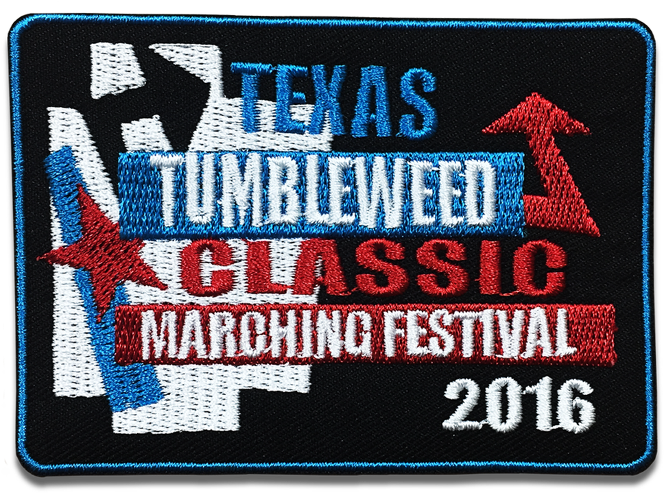 2016 Texas Tumbleweed Classic Marching Festival Patch - Label (1024x1024), Png Download