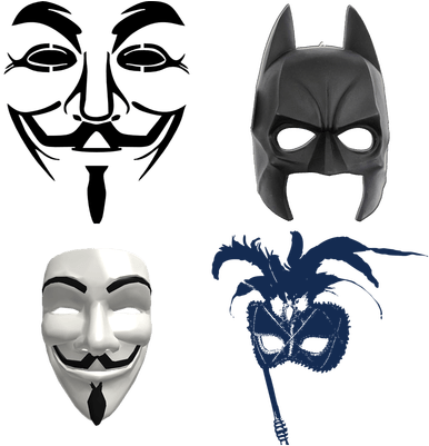 Guy Fawkes Mask (400x400), Png Download