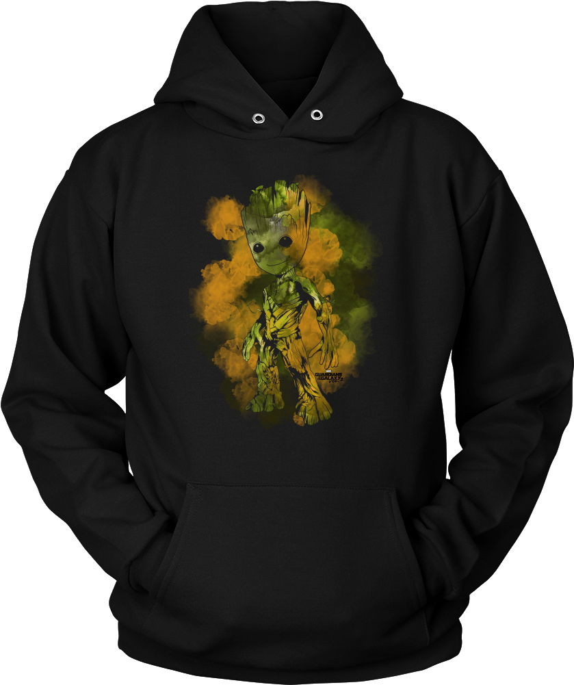 Guardians Of Galaxy Vol 2 Watercolor Groot Tshirt Graphic - Goku Ultra Instinct Shirt (1000x1000), Png Download