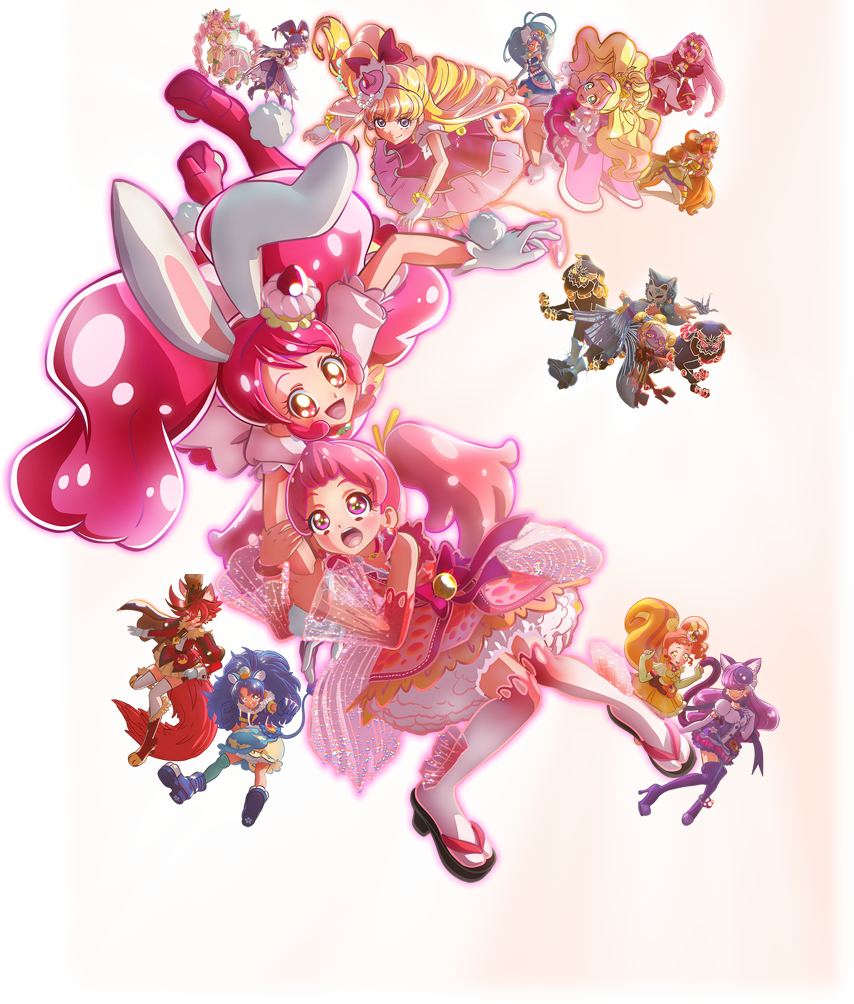 Dream Stars Background - Pretty Cure Dream Stars! [dvd Special Edition] (854x1004), Png Download