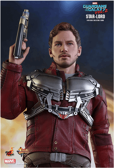 Large - Star Lord Hot Toys Guardians Of The Galaxy 2 (600x600), Png Download