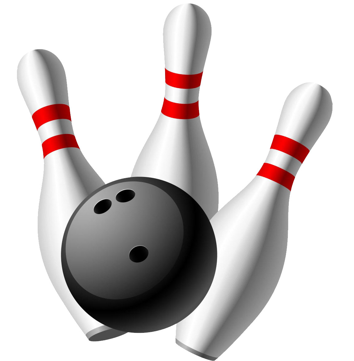 Christmas Bowling Png - Bowling Ball And Pins Png (1145x1167), Png Download