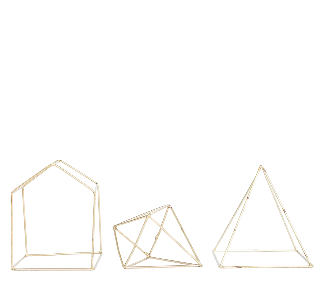 Geometric Decorative Shapes, Set Of - Triangle (1024x1024), Png Download