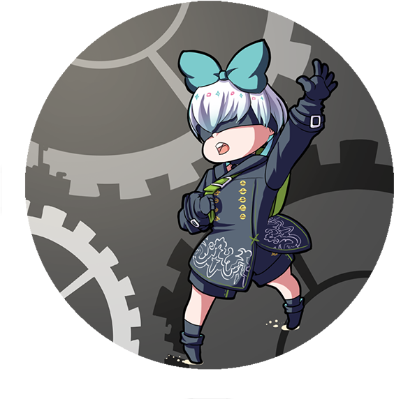 Golden Branch - Nier Automata 9s (600x600), Png Download