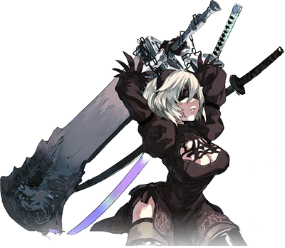 В Игре Потрясный Саундтрек - Art Consept Nier Automata (400x348), Png Download