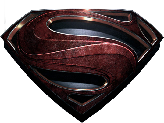 Superman Man Of Steel Logo Png (592x411), Png Download