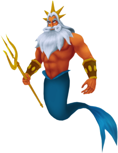 But Dana, You Might Be Thinking, They're Under The - Little Mermaid King Triton Png (427x539), Png Download