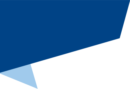 Decorative Corner Shape In Nttict Colours - Blue Corner Decoration Png (450x307), Png Download