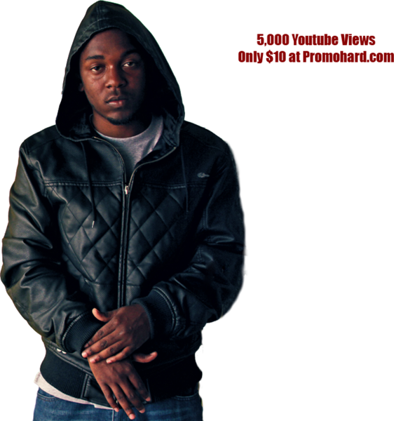 Share This Image - Kendrick Lamar In A Hoodie (562x600), Png Download