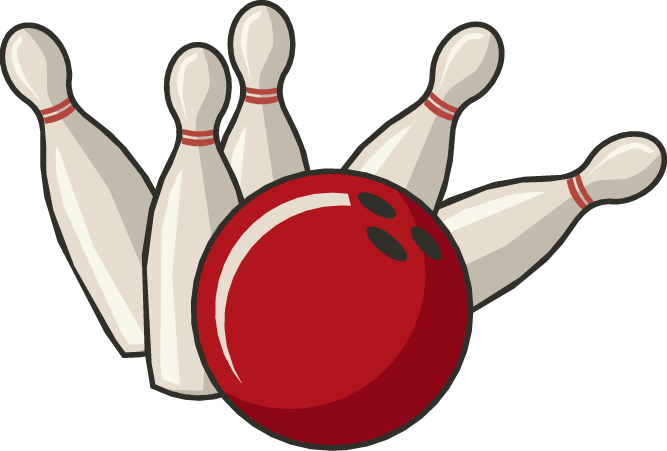 Bowling Clip Art Free - Spare (667x451), Png Download