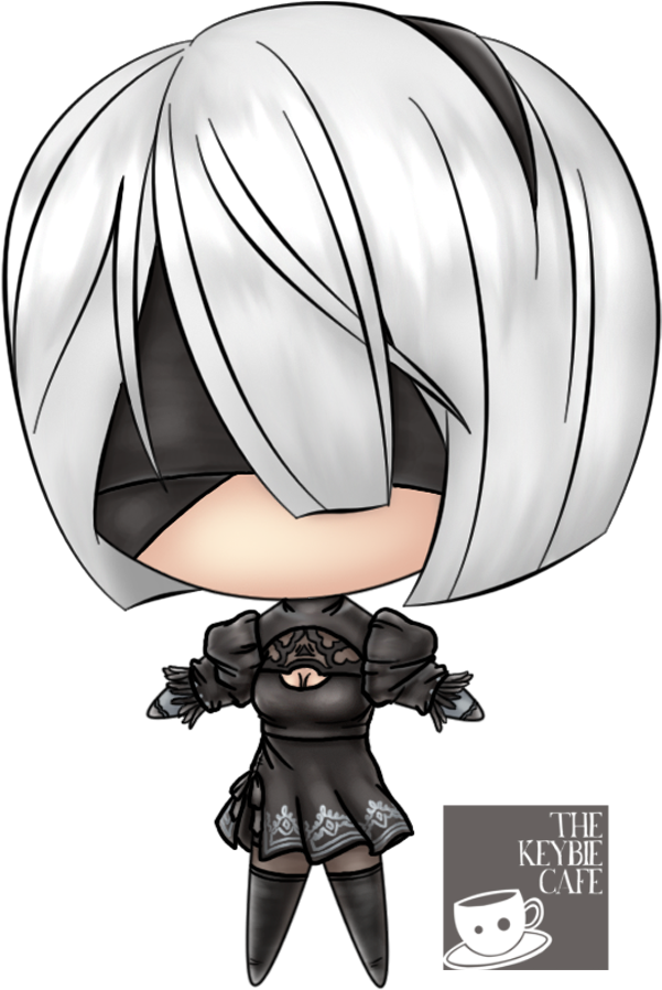 Nier Automata Keybies - Nier: Automata (1000x1000), Png Download