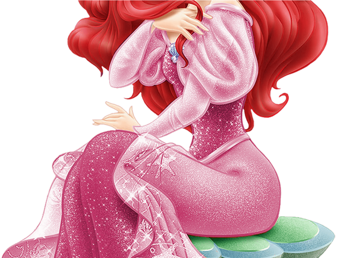 Ariel The Little Mermaid Png Cartoon Clipart Gallery - Little Mermaid Png (1368x855), Png Download