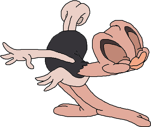 Oscar Ostrich - Animaland Ostrich (584x484), Png Download