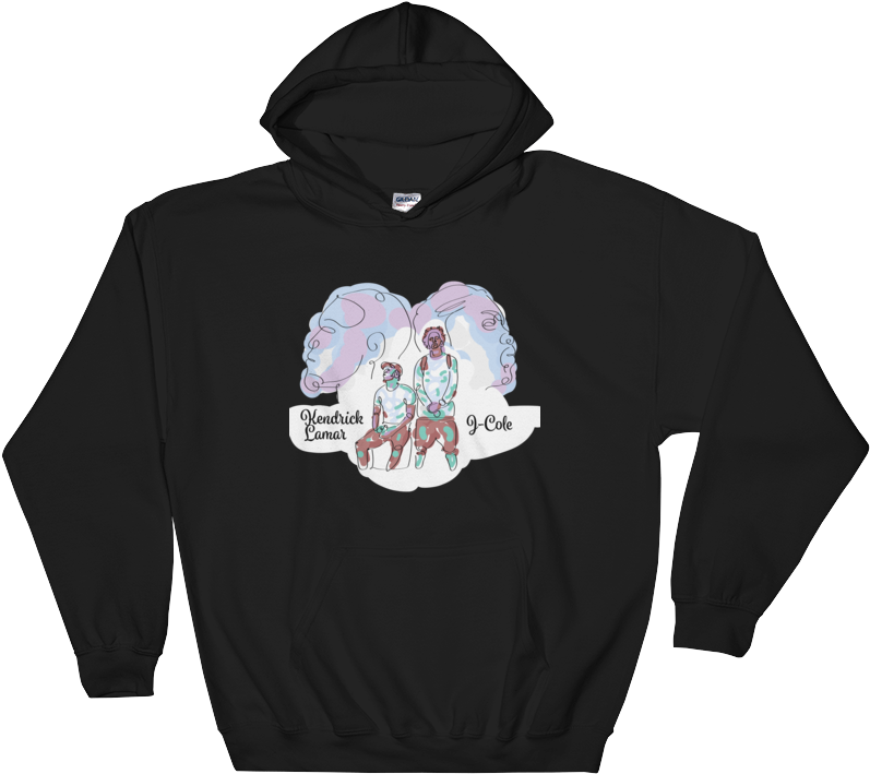 Black Friday J Cole And Kendrick Hoodie - Supercat Hoodie | Grant-danvers 2020 | Supergirl Tv (1000x1000), Png Download