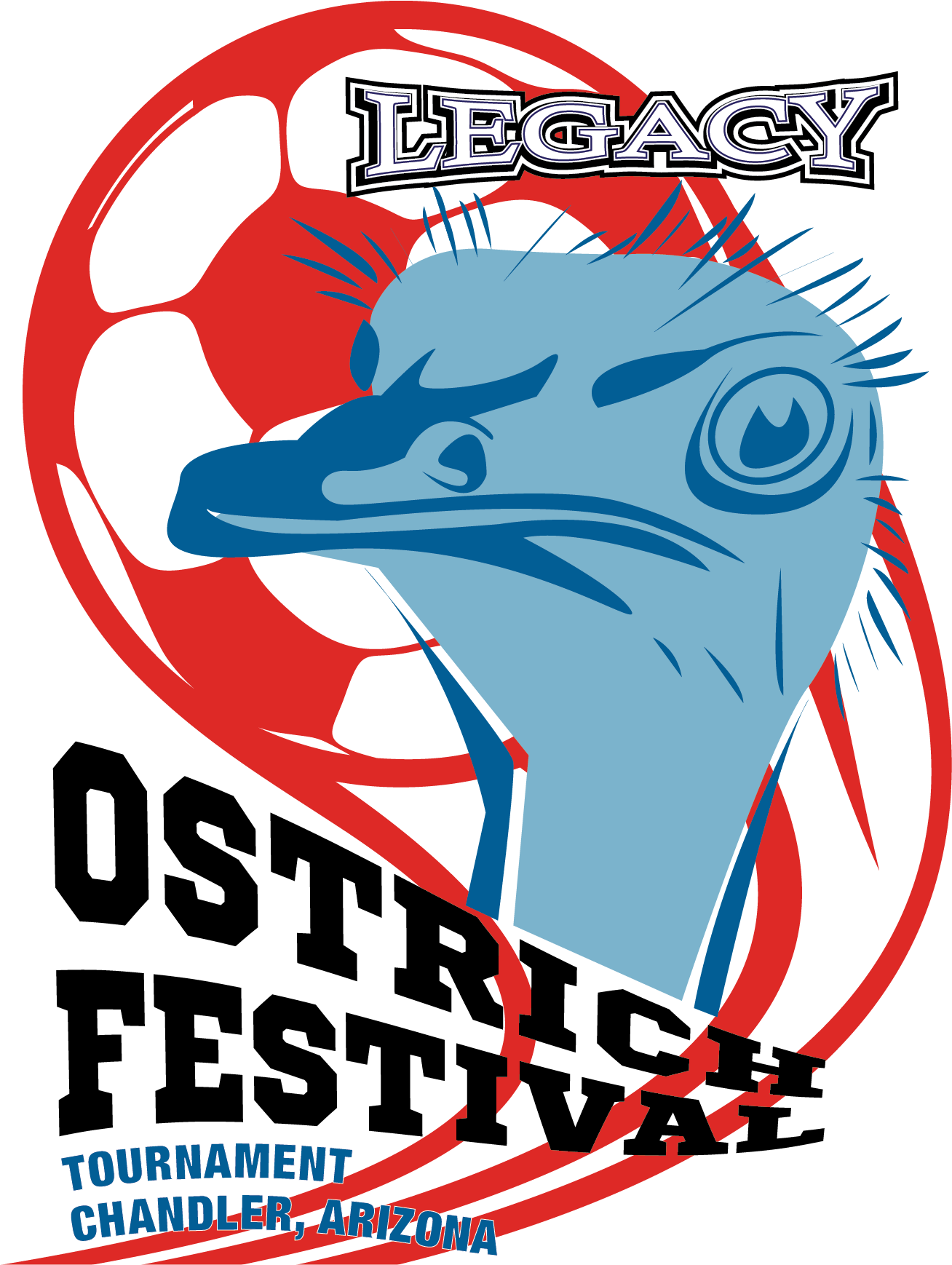 Legacy Ostrich Festival - Graphic Design (2540x1864), Png Download