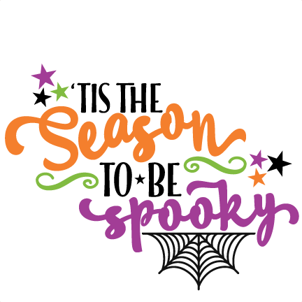 Tis The Season To Be Spooky Svg Scrapbook Cut File - Halloween Shirts - Custom Made (432x432), Png Download