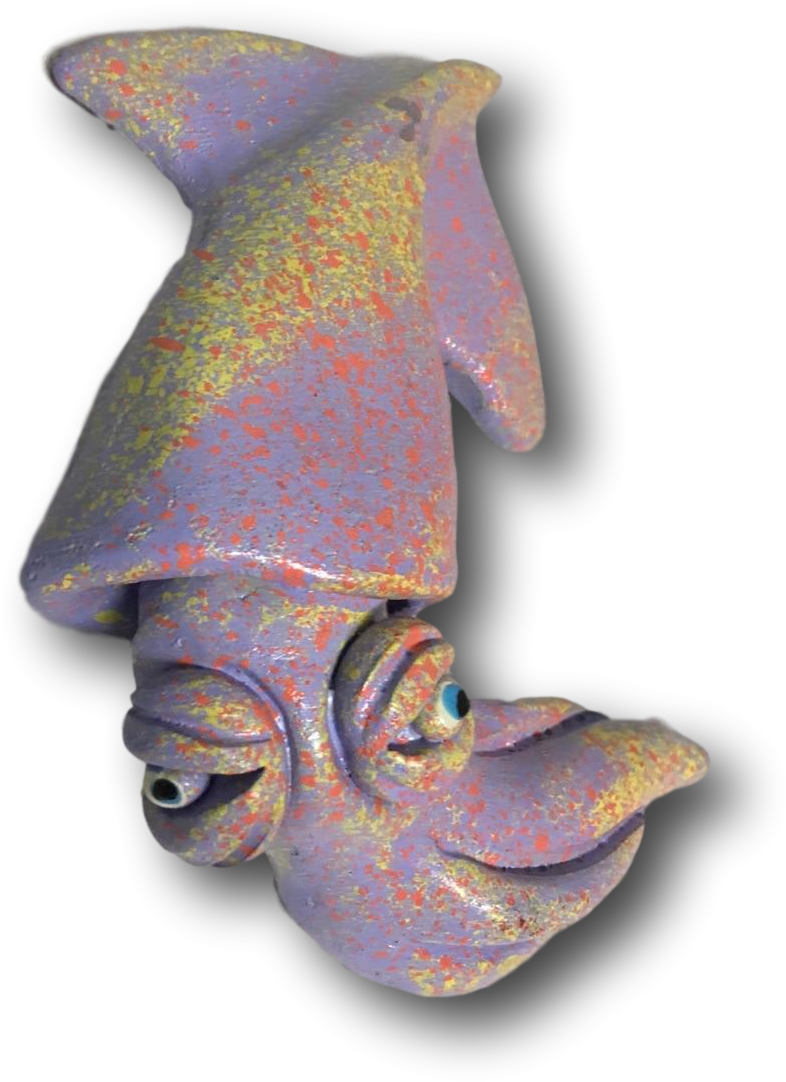 Custom Lucy Squid - Craft (1142x1142), Png Download