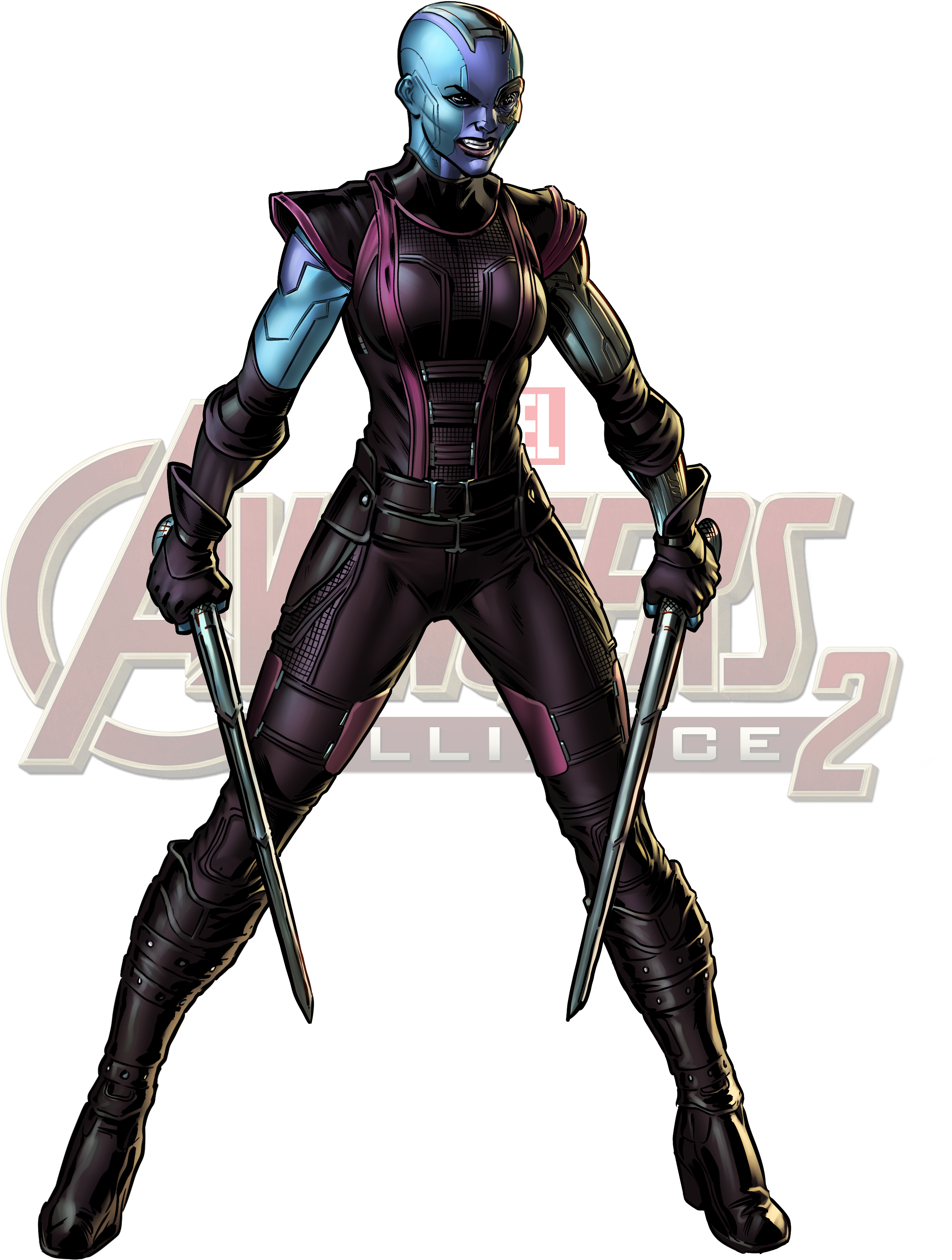 Icon Nebula - Avengers Alliance Nebula (2550x3300), Png Download