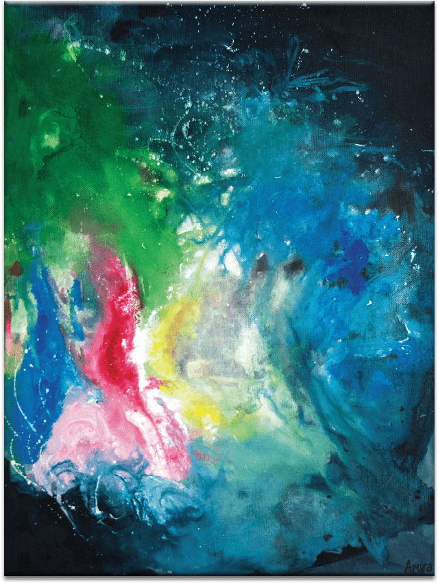 Estelle - Artist Lane Estelle By Amira Rahim Painting Print On (900x900), Png Download