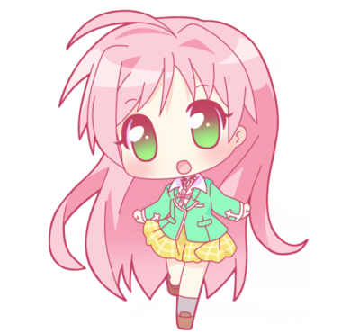 Chibi, Anime, And Kawaii Image - Rosario Vampire Moka Chibi (400x371), Png Download