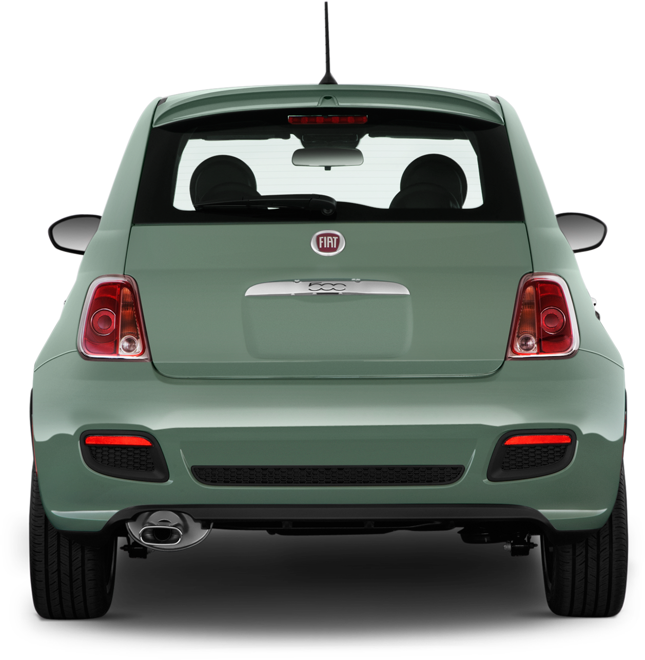 Fiat 500 Pop Rear (2048x1360), Png Download